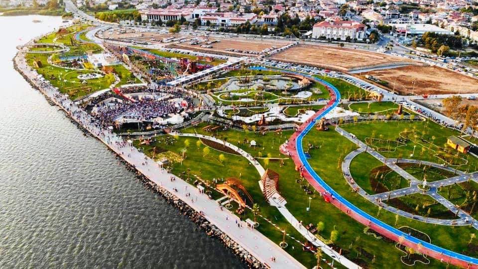 şehit fethi bey parkı kuş bakışı